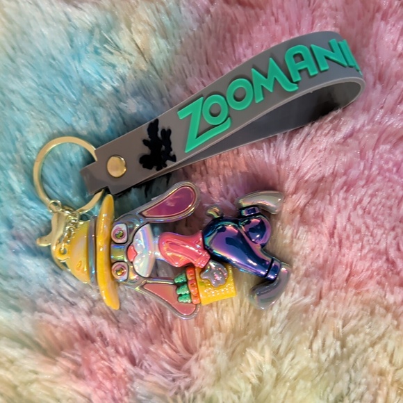 Colorful Bunny Keychain Toy - Picture 2 of 2